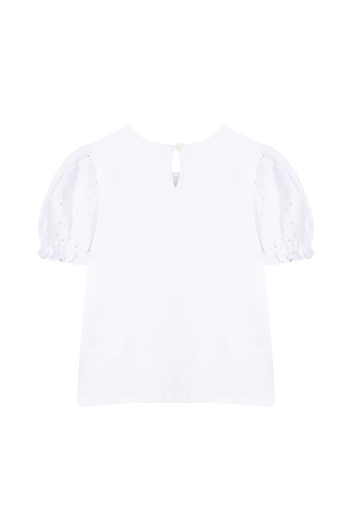 T-shirt - Marine volanté