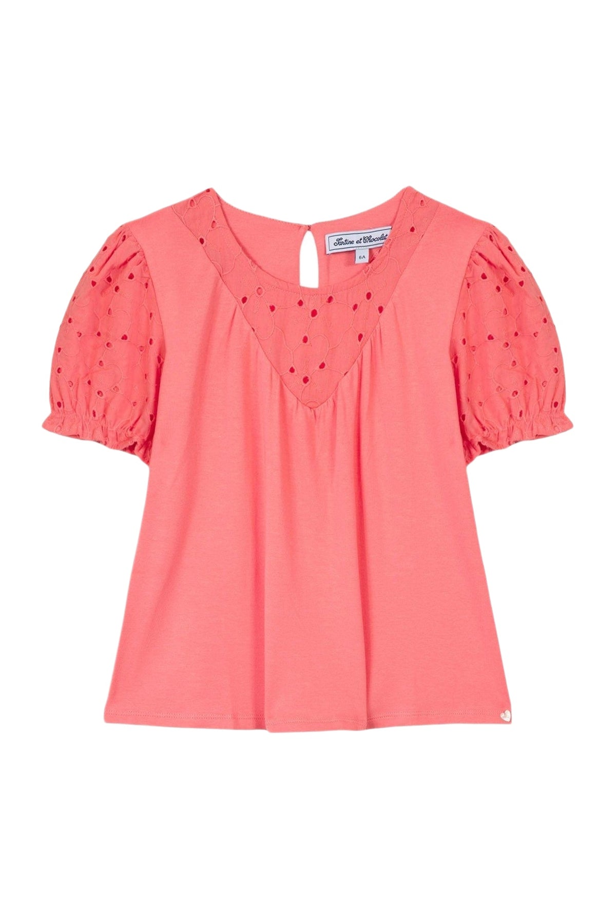 T-shirt Jardin d'éte - Rose Moyen