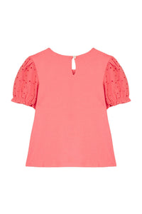 Magenta / T-Shirt - Magenta Illustration Amour Floral