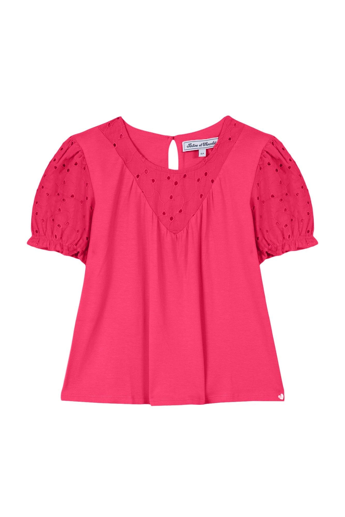 T-shirt Un Air De Campagne - Bougainvillier