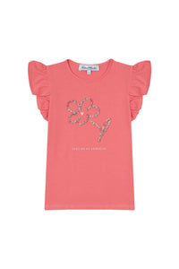 Jardin d'éte T-shirt - Medium pink