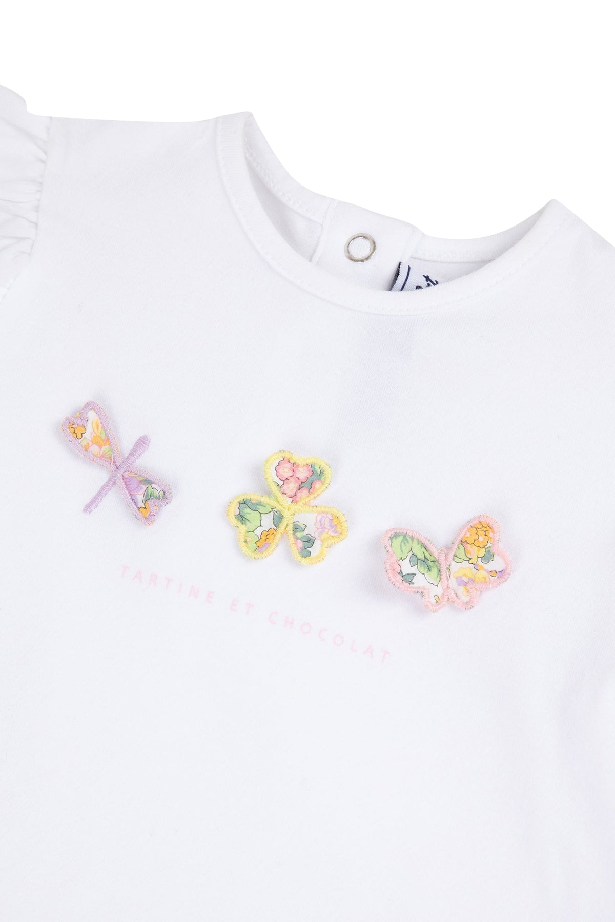 T-shirt Baby Reves Poetiques - Rose Pale
