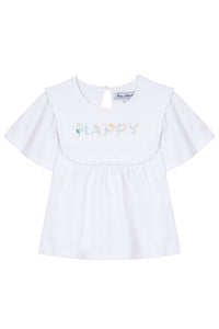 T-shirt Balade Parisienne - Blanc