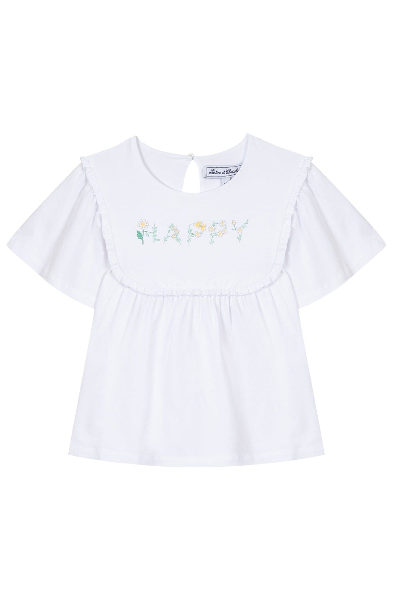 T-shirt Balade Parisienne - Blanc