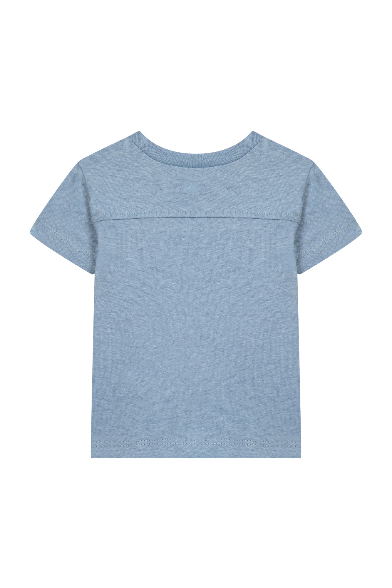 Baby Carnet De Voyage T-shirt in linen blend - Cobalt