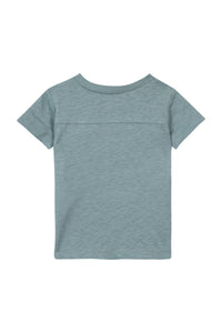 T-shirt Baby Summer Camp en lin mélangé - Vert De Gris