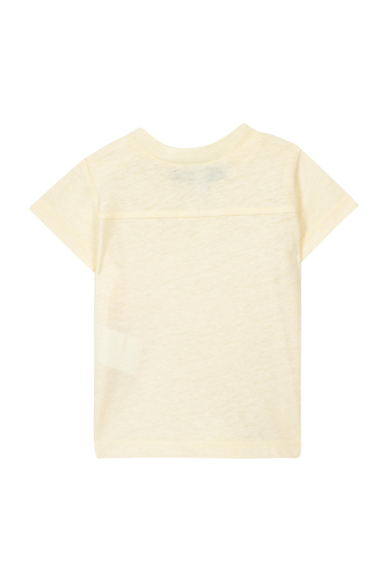 Baby Tc Club T-shirt in linen blend - Pale Yellow