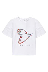 T-shirt Baby Parfum Bucolique - Blanc