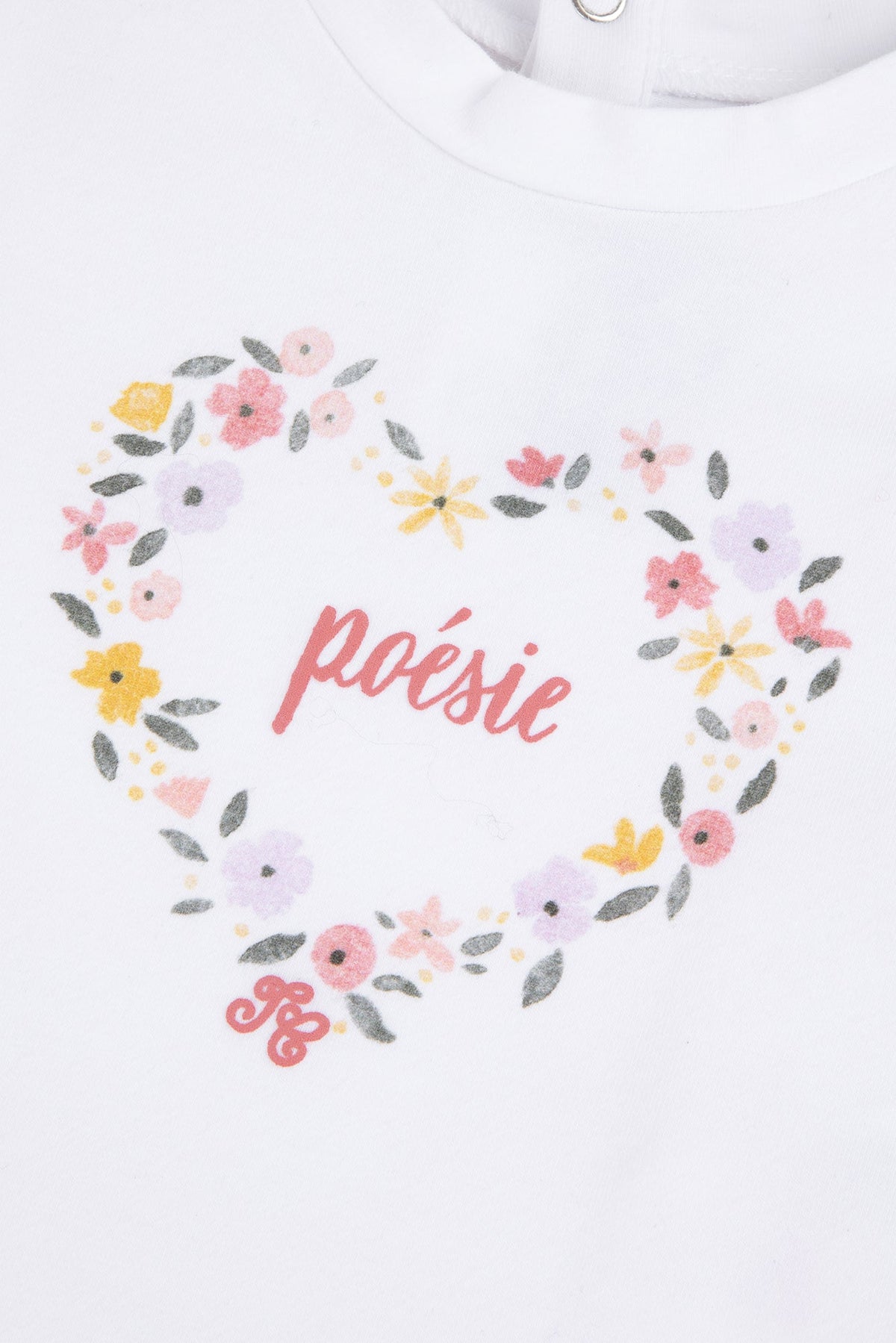 T-shirt Baby Reves Poetiques - Blanc