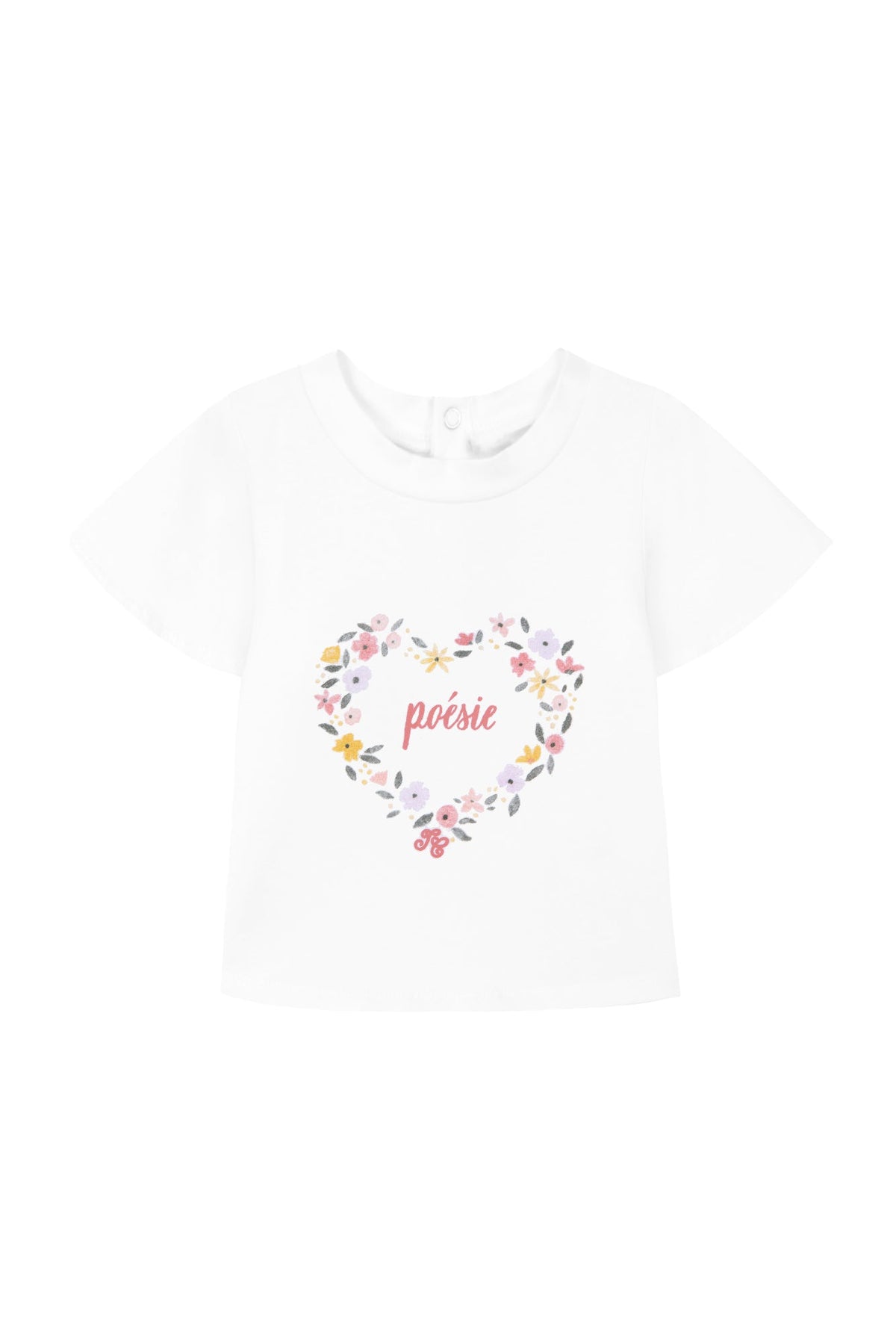 T-shirt Baby Reves Poetiques - Blanc