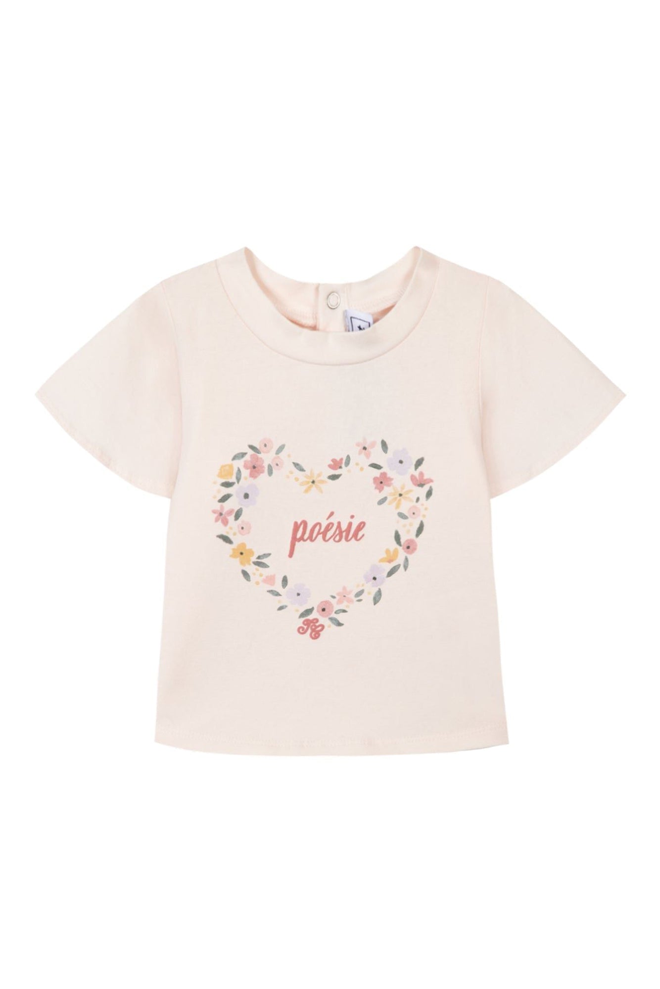 Baby Reves Poetiques T-shirt - Pale Pink