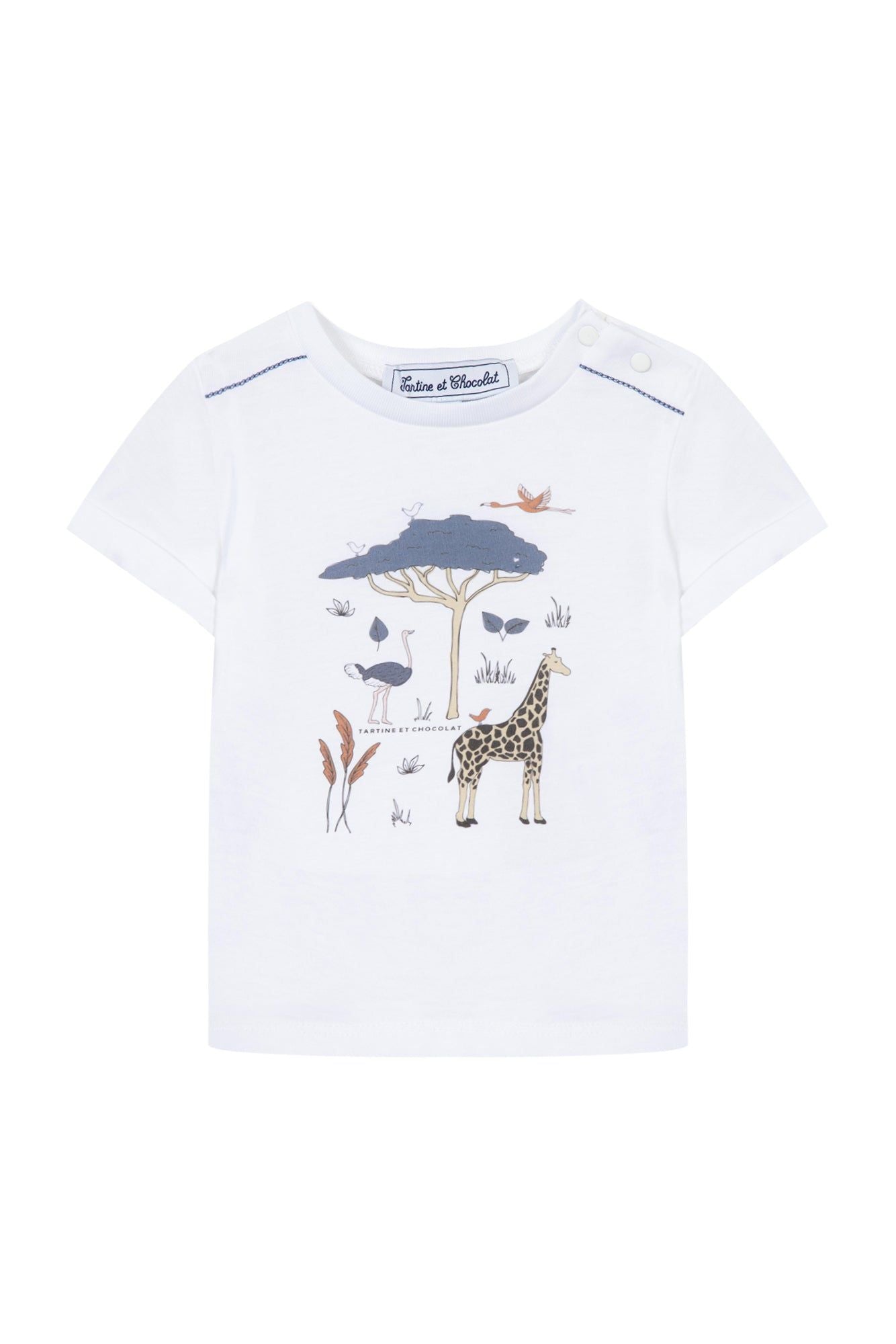 Baby Explorateur T-shirt - White