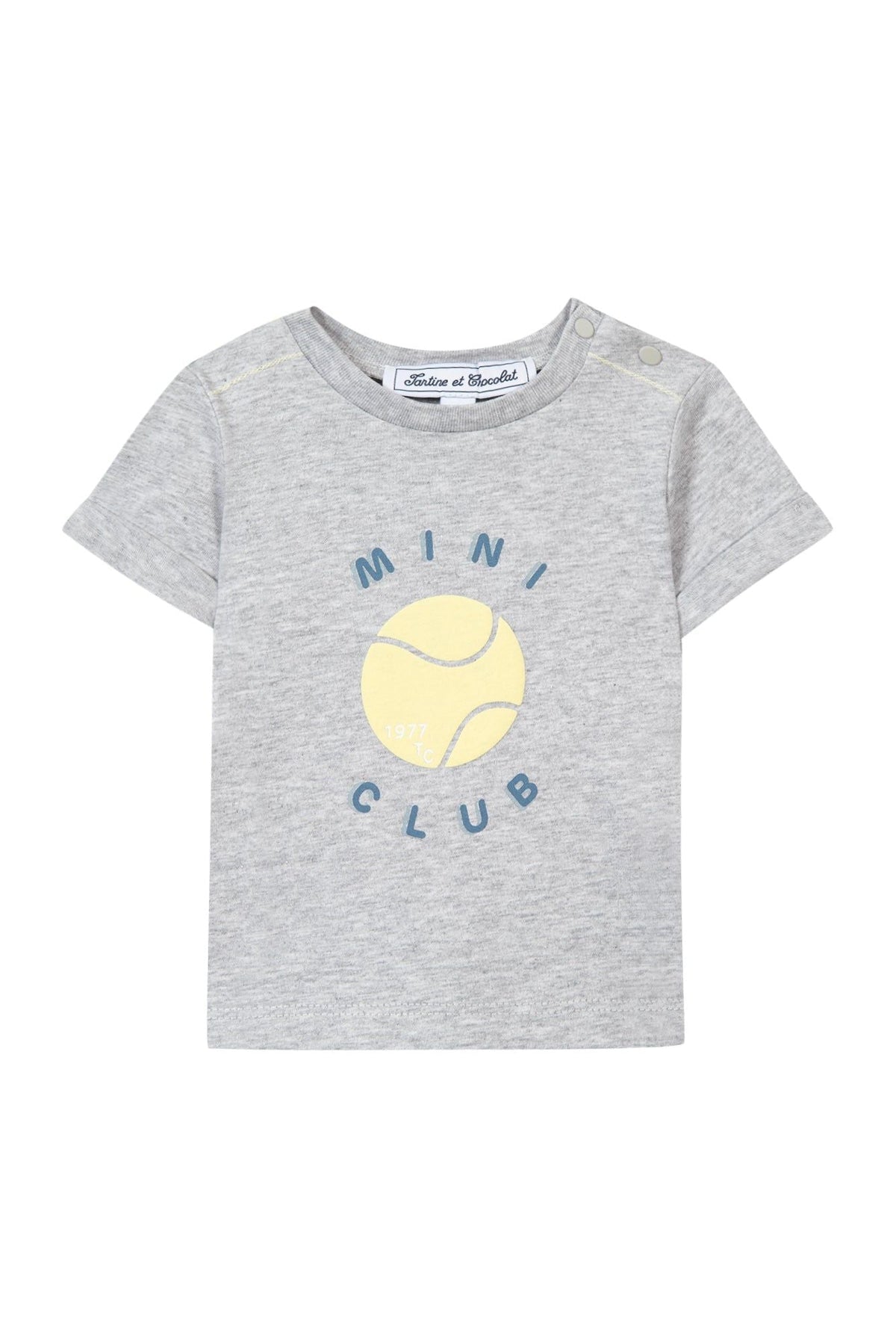T-shirt Baby Tc Club - Gris Clair Chiné