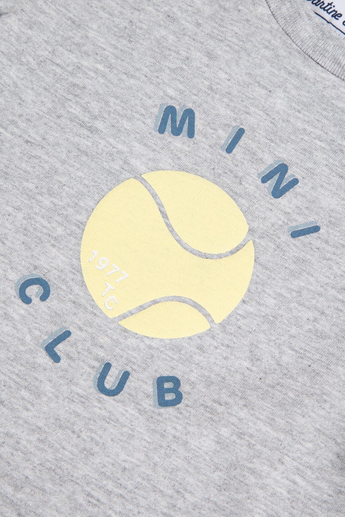 T-shirt Baby Tc Club - Gris Clair Chiné