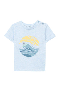 Baby Carnet De Voyage T-shirt - Sky Blue