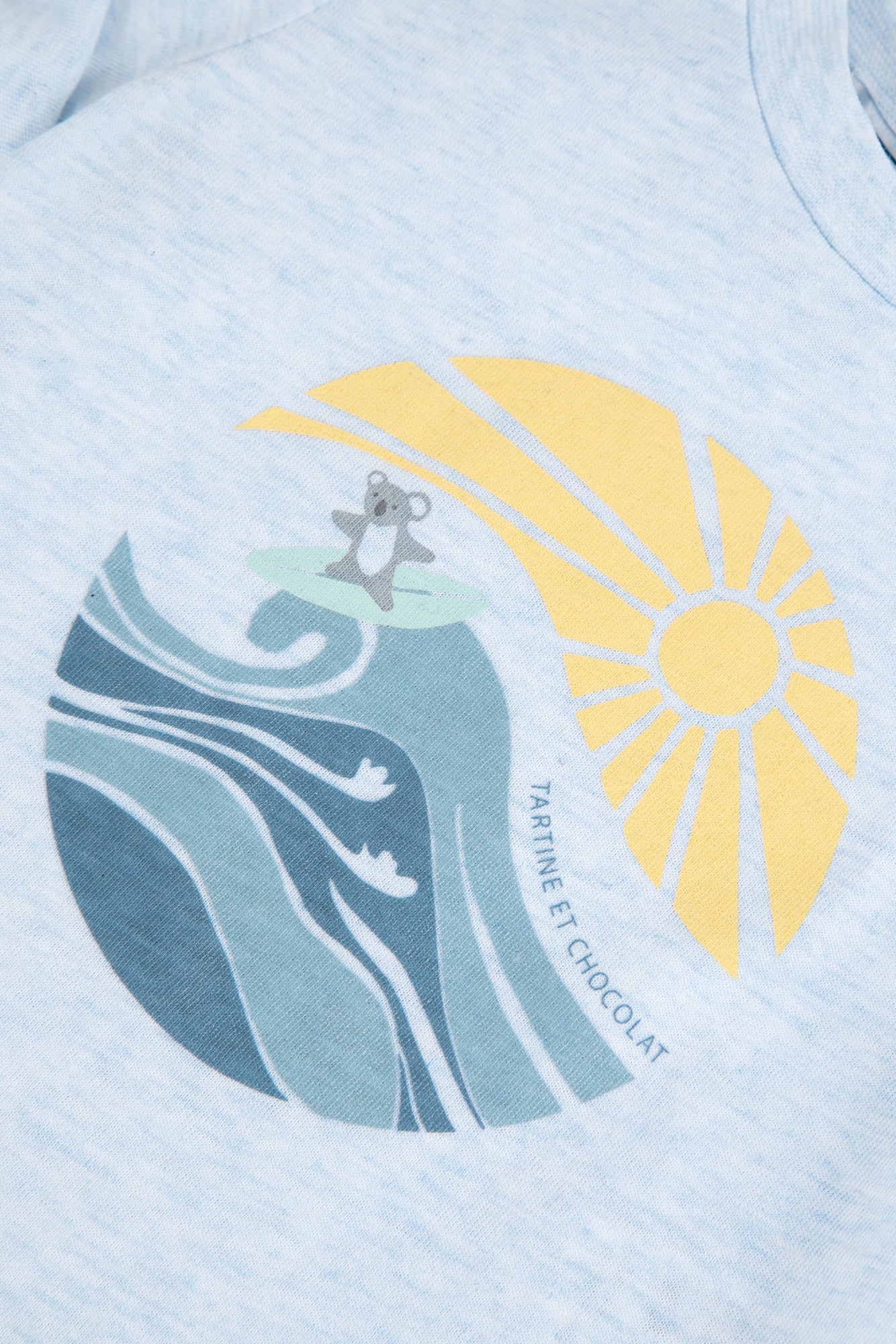 Baby Carnet De Voyage T-shirt - Sky Blue
