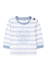 Baby Carnet De Voyage T-shirt - Cobalt