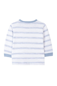 T-shirt Baby Carnet De Voyage - Cobalt