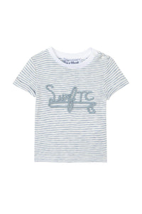 T-shirt Baby Carnet De Voyage - Cobalt
