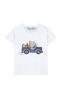 Baby Explorateur T-shirt - White