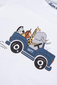Baby Explorateur T-shirt - White