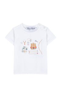 T-shirt Baby Summer Camp - Grenade
