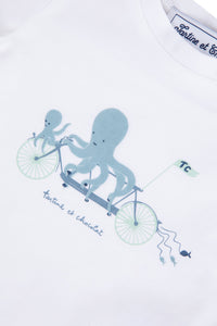 T-shirt Baby Carnet De Voyage - Vert De Gris