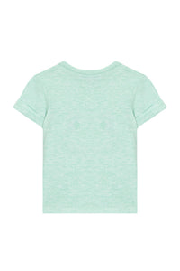 T-shirt Baby Carnet De Voyage - Vert Menthe