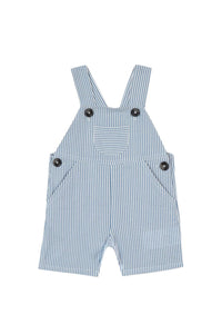 Avenue De La Mer Baby Dungarees - Azur