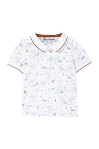 Blanc / Polo Baby Explorateur - Blanc