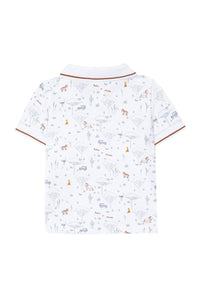 Polo Baby Explorateur - Blanc