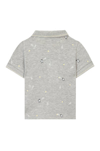 Baby Tc Club polo shirt - Mottled light grey