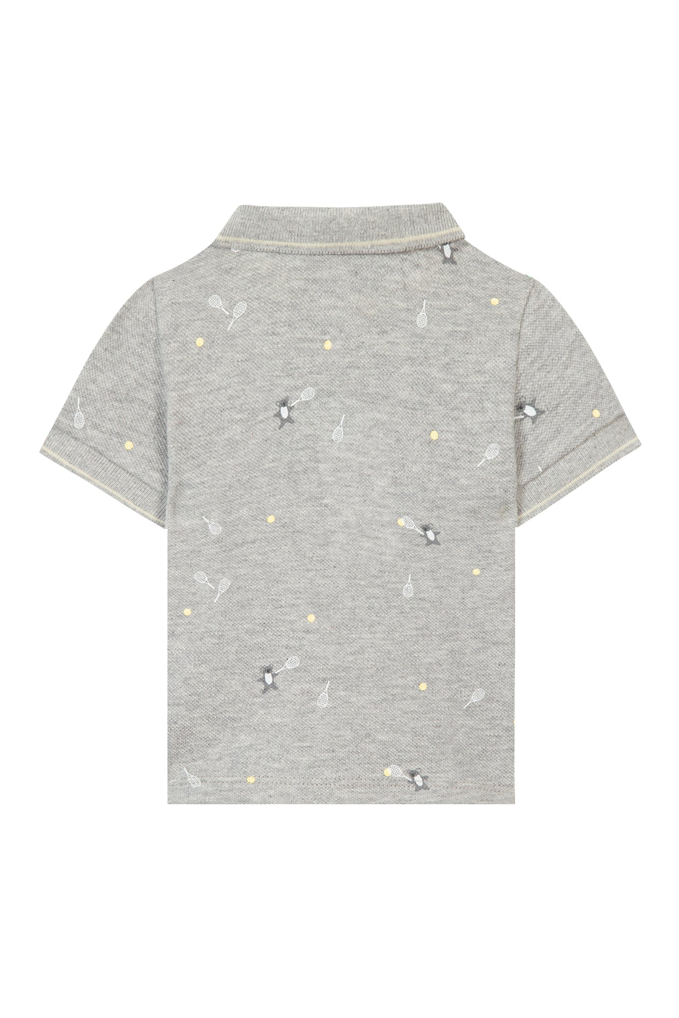Baby Tc Club polo shirt - Mottled light grey