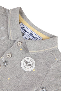 Polo Baby Tc Club - Gris Clair Chiné