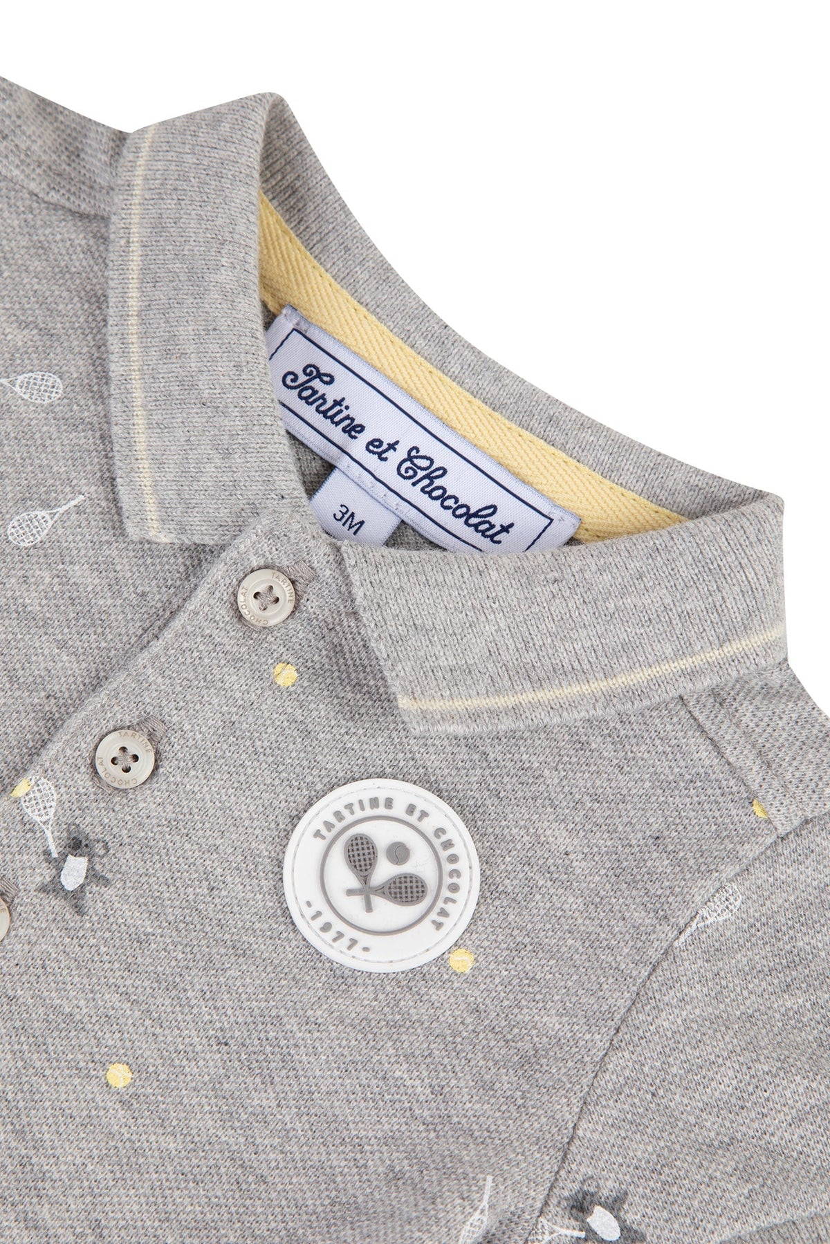 Polo Baby Tc Club - Gris Clair Chiné