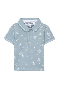 Polo Baby Carnet De Voyage - Bleu Nuage