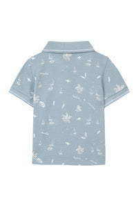 Polo Baby Carnet De Voyage - Bleu Nuage