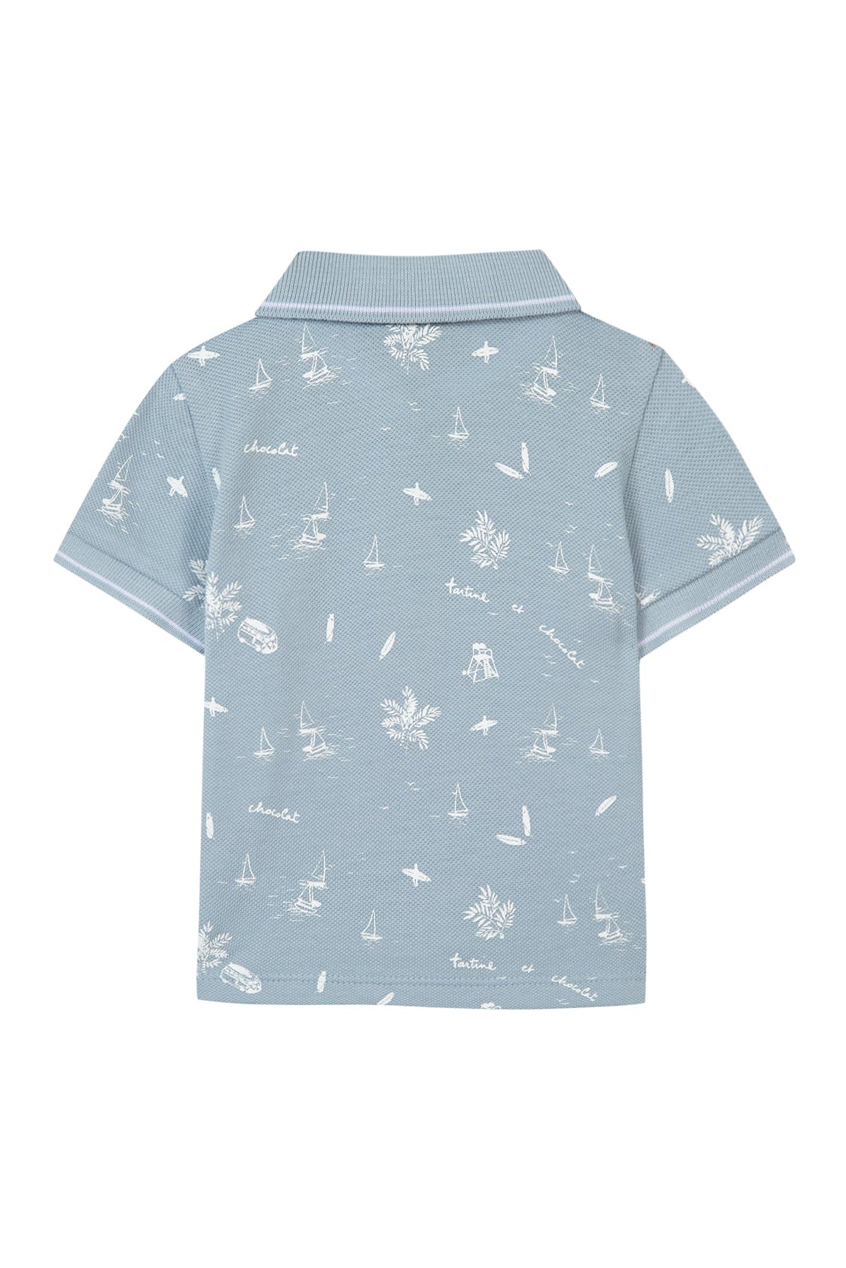Polo Baby Carnet De Voyage - Bleu Nuage