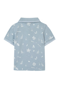 Polo Baby Carnet De Voyage - Bleu Nuage