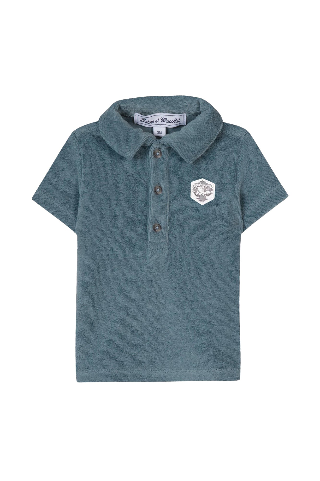 Baby Summer Camp polo shirt - Vert De Gris
