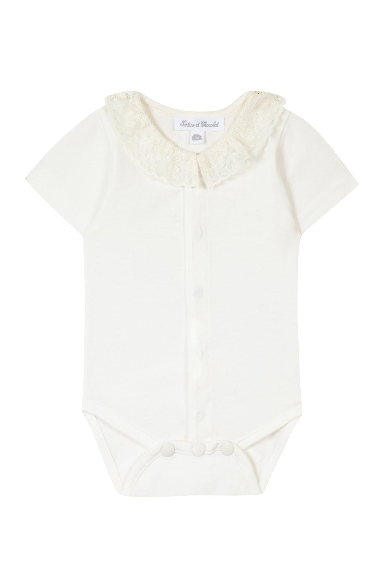 Mon Premier Trousseau bodysuit - Ecru