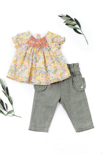 Rose Pale / Blouse Baby Reves Poetiques - Rose Pale