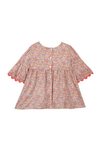 Jardin d'éte blouse - Medium pink