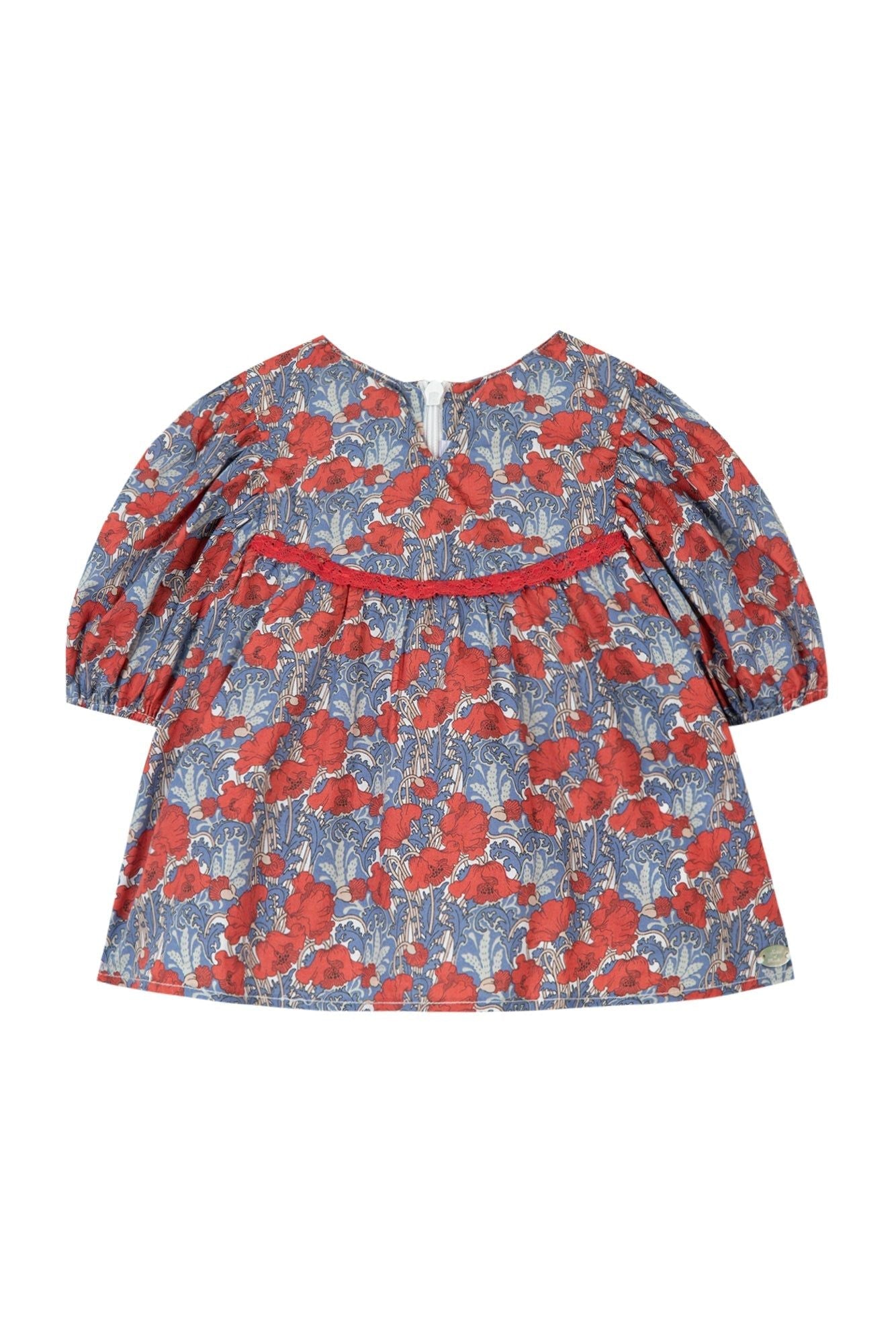 Blouse Baby Parfum Bucolique - Coquelicot