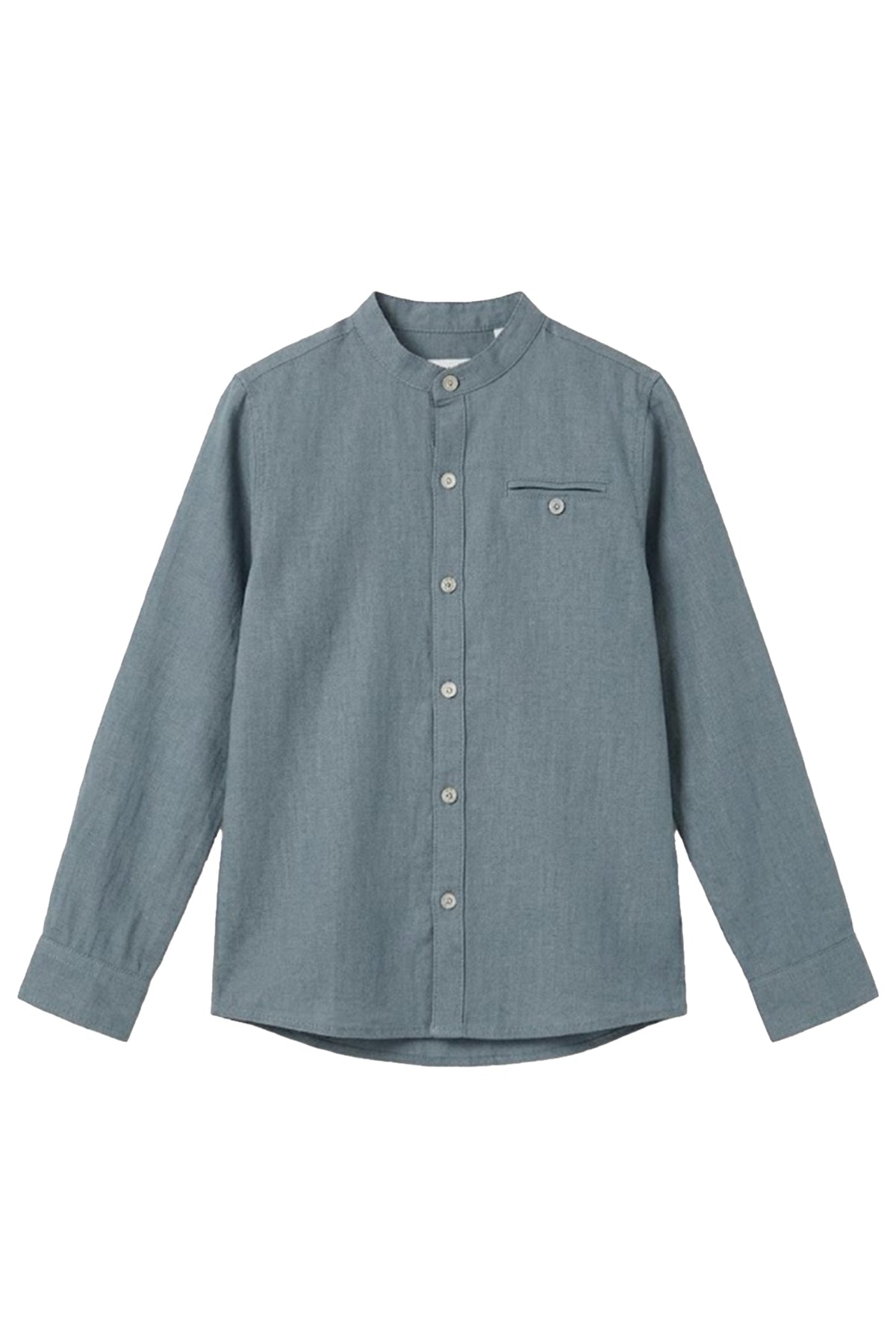 Ensemble chemise et pantalon en lin - Bleu clair