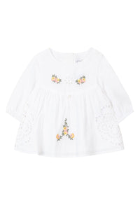 Baby Reves Poetiques Blouse - White