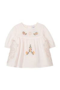 Baby Reves Poetiques Blouse - Pale Pink