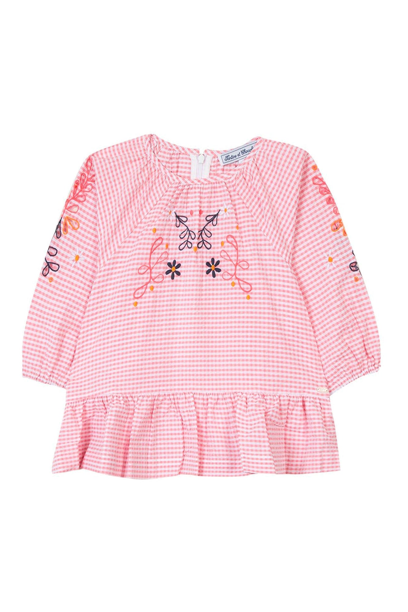 Jardin d'éte blouse - Medium pink