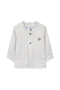 Chemise Baby Tc Club en lin mélangé - Graphite