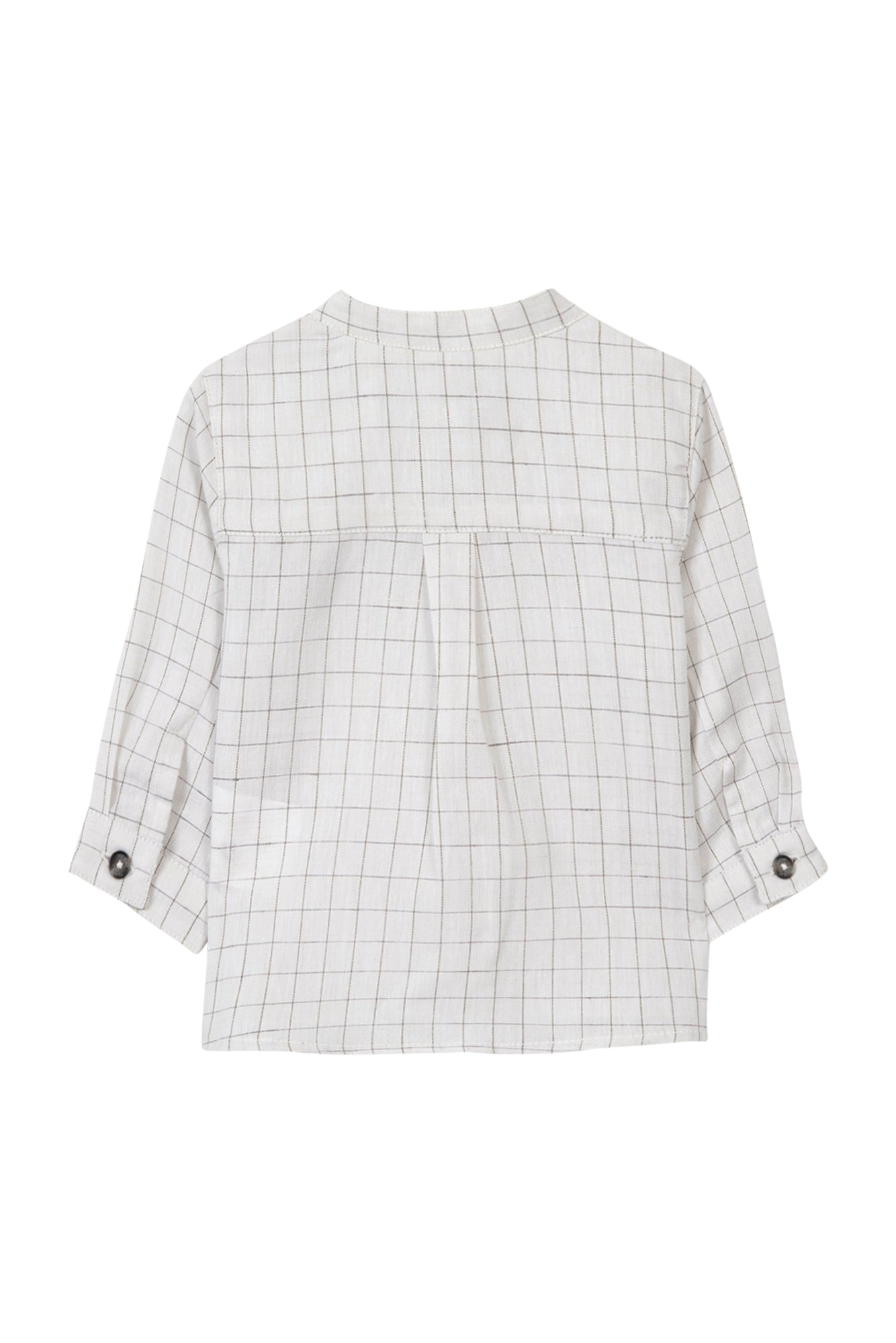 Baby Tc Club shirt in mixed linen - Graphite